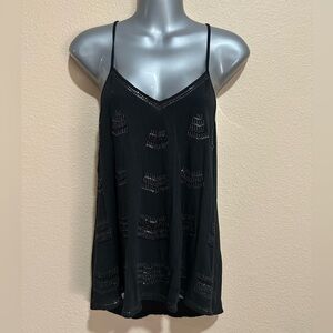 EXPRESS Beaded Racerback Tank Top, S